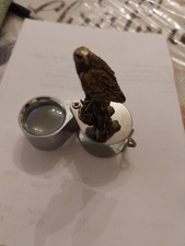 Rare Petit Aigle En Bronze 4