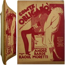 Partition complète opérette chant Comte Obligado 1927 André Barde Raoul Moretti