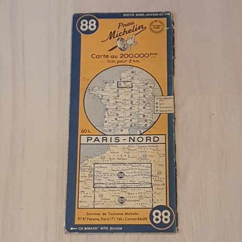 Carte michelin 88 - carte,