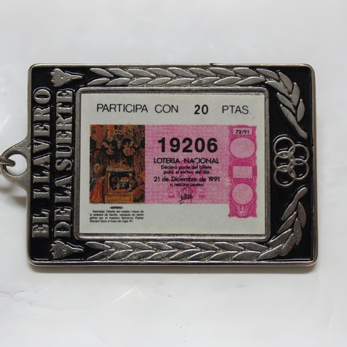 Porte clés vintage loterie - porte-clés,