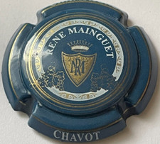 Capsule de Champagne MAINGUET René (3a. fond bleu terne)