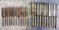 Couteaux métal argenté - 24, en