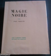 Paul MORAND Magie Noire E.O Grand Papier réimposé 1/35 Montval Lettre autographe