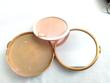 Poudrier ancien décor violette de Toulouse Lysor