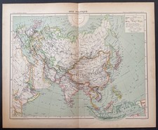 Asie politique L. Poirel Carte