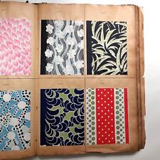 DECORATION Important recueil de 300 motifs décoratifs réalisés au pochoir tissu