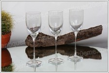 Set de 3 verres à eau en cristal de Daum modèle Iroise - Water glasses