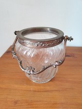 Pot à biscuits ancien verre