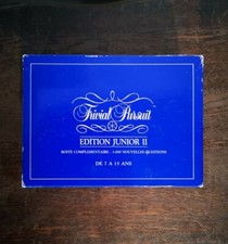 Vintage 1989 TRIVIAL PURSUIT Edition Junior II Boîte Complémentaire Parker... 