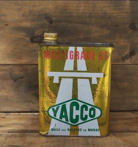 Ancien bidon huile - bidon, yacco
