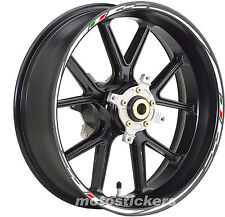 Autocollants Jantes Tuning Avec Tricolore Pour DUCATI MONSTER - Stickers Roues