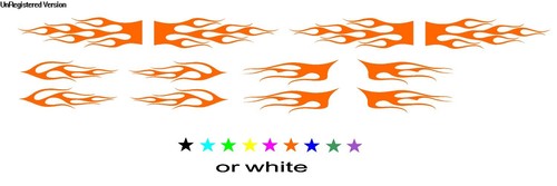 Bicycle tribal decals kit - decals,