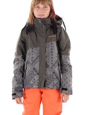 Brunotti Veste de Snow Surf des Neiges Jarineala Gris Imperméable Chaud