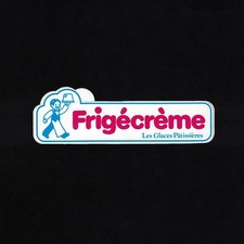 Autocollant / Sticker vintage Frigécrème