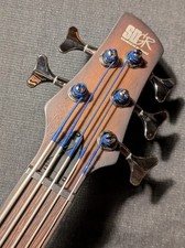 Ibanez SRF705 Brown Burst Flat 5 cordes Fretless basse électrique d'occasion