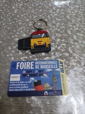 Porte clés RTM (Transports Marseille) avec ticket rare