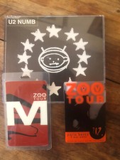 U2 Numb CD single promo (Numb1) 1993. + 2 accés VIP Tour Z00 TV