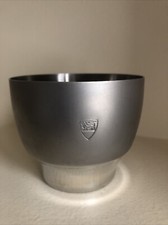 Ancienne Tasse publicitaire Logo Lion Automobiles Peugeot, acier inoxydable