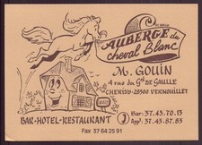 Carte de visite " Auberge du