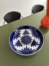 Grand Plat Faïence Pexonne / Rare Modele Médina Arabisant / Aïcha TBE 38cm