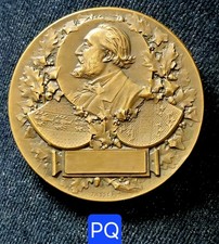 Dépt 92 Ville d'Avray Sèvres - Belle Méd. Bronze 51 mm - Hommage à Gambetta 1891