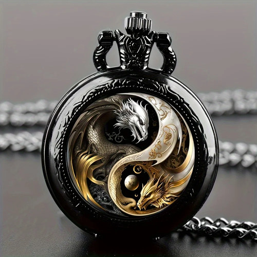 Montre gousset quartz - quartz, double