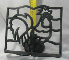 Très joli Lutrin Coq - Support de livre de cuisine - Fonte de fer -