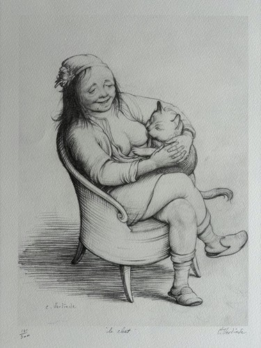 Verlinde claude lithographie - claude,