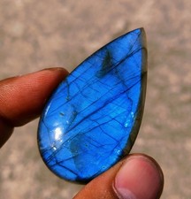 Cabochon de poire multi feu en