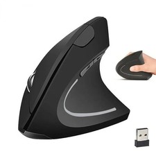 Souris ergonomique verticale - Sans fil, Bluetooth - droitier ou gaucher