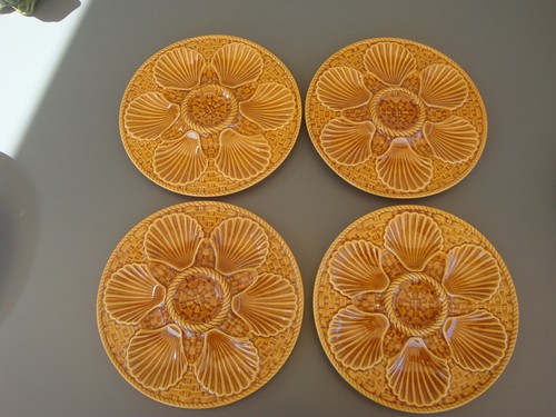Assiettes huitres en - 4, à