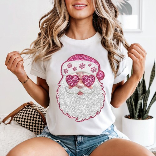 Shirt rose scintillant - t-shirt,