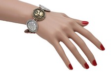 Neuf Femme Bracelet Argent