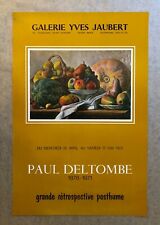 Paul Deltombe Original Offset