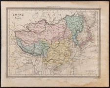 1860ca - Carte géographique