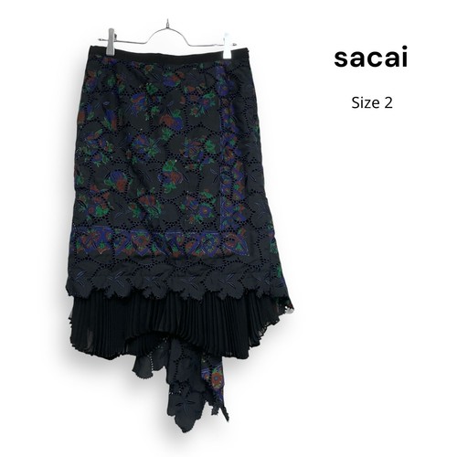 Sacai ensemble jupe - ensemble, plissée