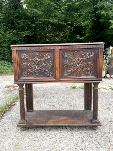 Console cabinet avec - , abattant