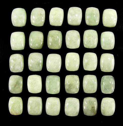 Jade vert naturel lot - lot, 30