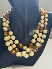 Collier vintage multi-rangs