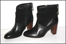 SAN MARINA Bottines Boots Bi Matière Noir T 39 TBE