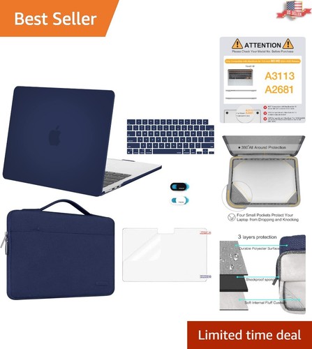 Luxury navy blue - blue, hard