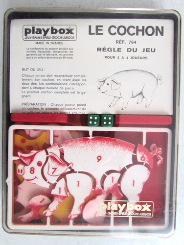 Jeu société cochon - jeu, le