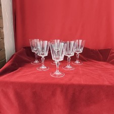 6 verres à eau cristal
