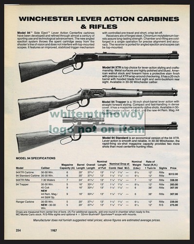 1987 winchester model xtr - winchester,