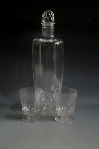 Carafe verre art deco rene - carafe,
