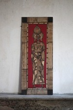 Tableau vintage panneau bois