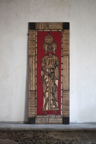 Tableau vintage panneau bois