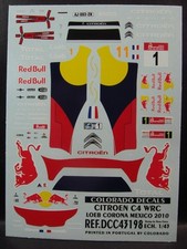 DECALS 1/43 CITROËN C4 WRC -