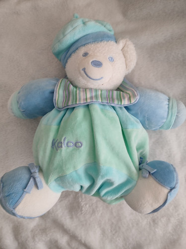 Doudou boule kaloo ours bleu - doudou,