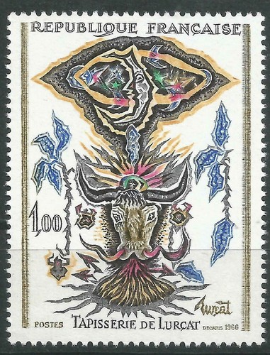 France 1966 tapisserie - 1966, de